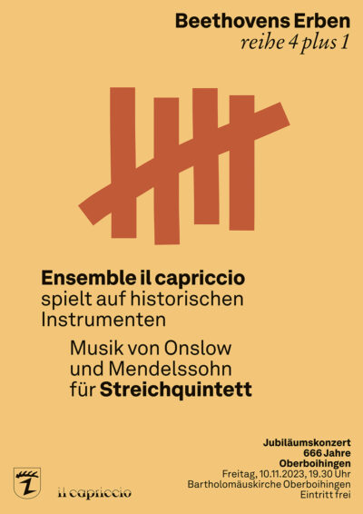 Beethovens Erben &#8211; Ensemble il capriccio 4plus1